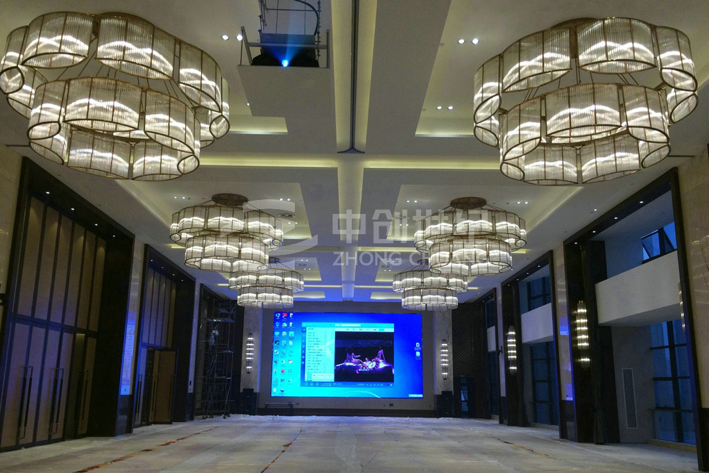 中興通訊鄒城和泰酒店宴會廳-全局照